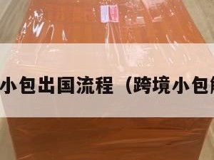 跨境电商小包出国流程（跨境小包解决方案）