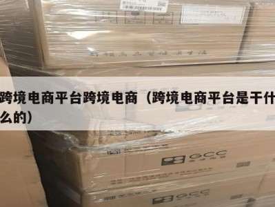 跨境电商平台跨境电商（跨境电商平台是干什么的）