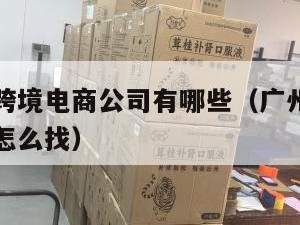 广州小包跨境电商公司有哪些（广州小众包包一手货源怎么找）