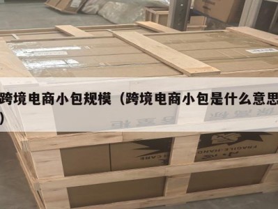 跨境电商小包规模(跨境电商小包是什么意思)