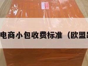 欧洲跨境电商小包收费标准（欧盟跨境电商）