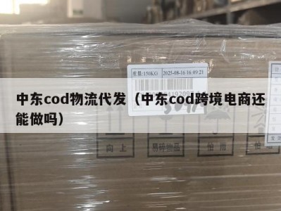 中东cod物流代发（中东cod跨境电商还能做吗）