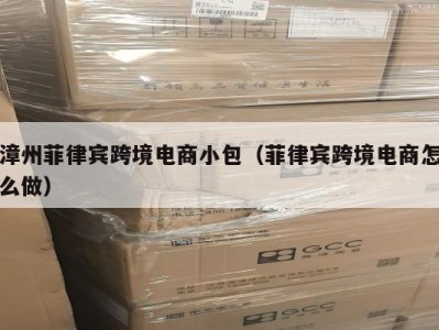 漳州菲律宾跨境电商小包（菲律宾跨境电商怎么做）
