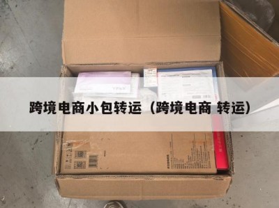 跨境电商小包转运（跨境电商 转运）
