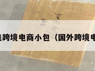 物流欧美跨境电商小包（国外跨境电商物流）