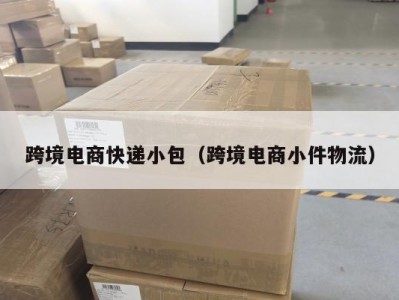 跨境电商快递小包（跨境电商小件物流）