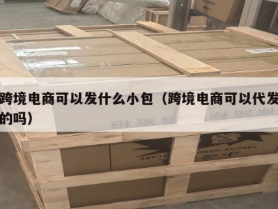 跨境电商可以发什么小包（跨境电商可以代发的吗）