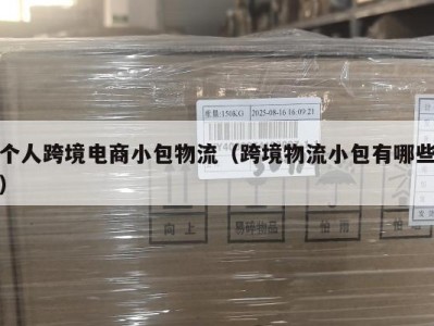 个人跨境电商小包物流（跨境物流小包有哪些）
