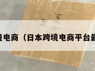 日本跨境电商（日本跨境电商平台最新排名）