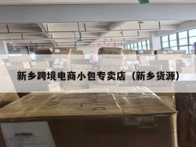 新乡跨境电商小包专卖店（新乡货源）