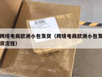 跨境电商欧洲小包发货（跨境电商欧洲小包发货流程）