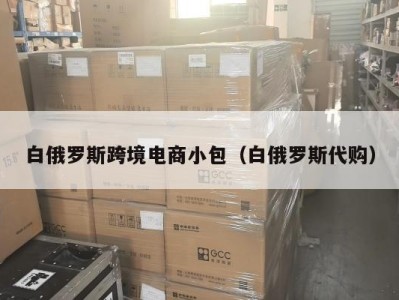 白俄罗斯跨境电商小包（白俄罗斯代购）