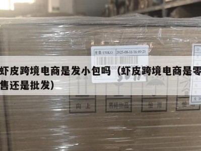 虾皮跨境电商是发小包吗（虾皮跨境电商是零售还是批发）