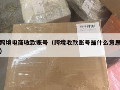 跨境电商收款账号（跨境收款账号是什么意思）
