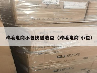 跨境电商小包快递收益（跨境电商 小包）