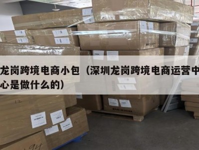 龙岗跨境电商小包（深圳龙岗跨境电商运营中心是做什么的）