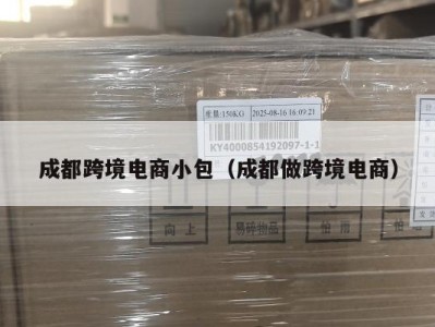 成都跨境电商小包(成都做跨境电商)