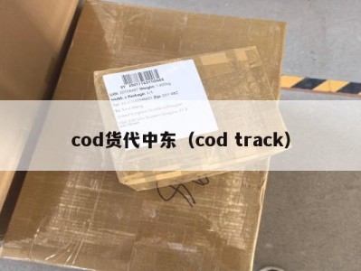 cod货代中东（cod track）