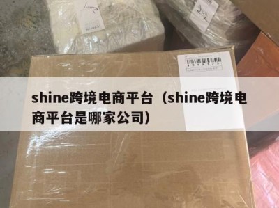 shine跨境电商平台（shine跨境电商平台是哪家公司）