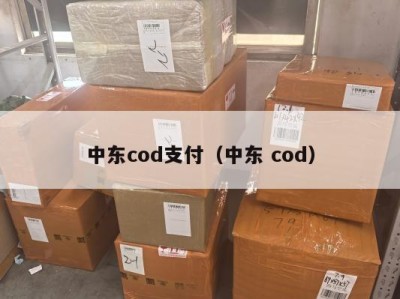 中东cod支付（中东 cod）
