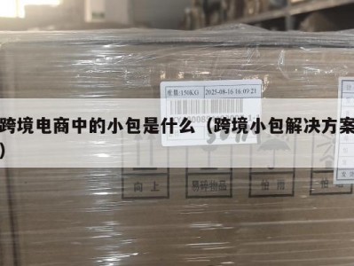 跨境电商中的小包是什么（跨境小包解决方案）