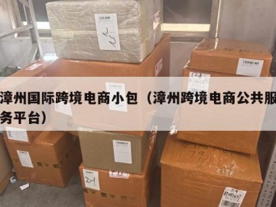 漳州国际跨境电商小包（漳州跨境电商公共服务平台）