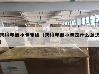 跨境电商小包专线（跨境电商小包是什么意思）