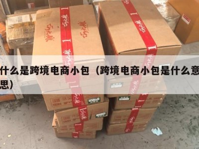 什么是跨境电商小包（跨境电商小包是什么意思）