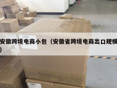 安徽跨境电商小包（安徽省跨境电商出口规模）