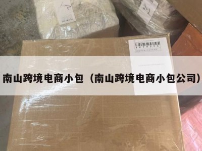 南山跨境电商小包（南山跨境电商小包公司）
