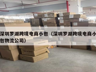 深圳罗湖跨境电商小包（深圳罗湖跨境电商小包物流公司）