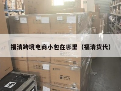 福清跨境电商小包在哪里（福清货代）