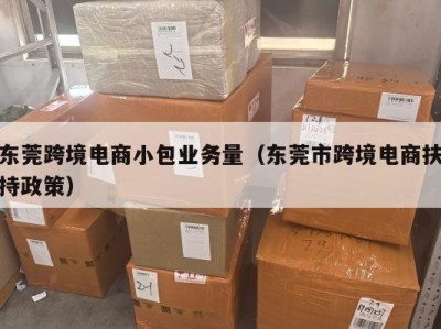 东莞跨境电商小包业务量（东莞市跨境电商扶持政策）