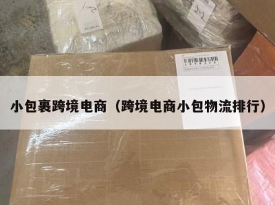 小包裹跨境电商（跨境电商小包物流排行）