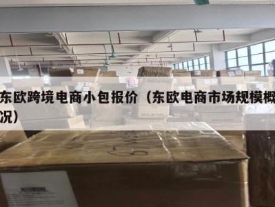 东欧跨境电商小包报价（东欧电商市场规模概况）