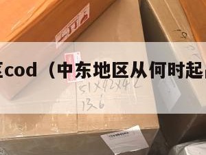 中东地区cod（中东地区从何时起战火不断）