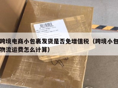 跨境电商小包裹发货是否免增值税（跨境小包物流运费怎么计算）