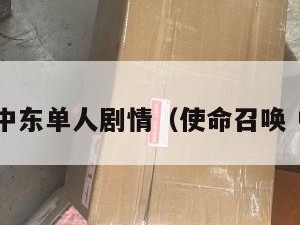 cod中东单人剧情（使命召唤 中东）