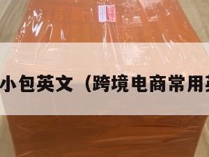 跨境电商小包英文（跨境电商常用英文缩写）