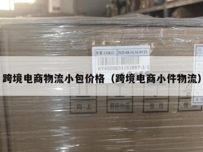 跨境电商物流小包价格（跨境电商小件物流）