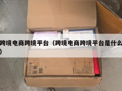 跨境电商跨境平台（跨境电商跨境平台是什么）