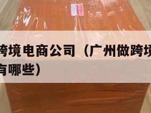 广州小包跨境电商公司（广州做跨境电商比较好的公司有哪些）