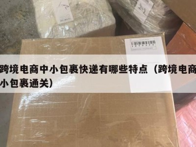 跨境电商中小包裹快递有哪些特点（跨境电商小包裹通关）