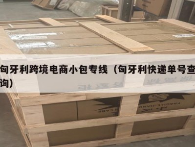 匈牙利跨境电商小包专线（匈牙利快递单号查询）