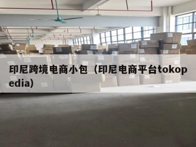 印尼跨境电商小包（印尼电商平台tokopedia）