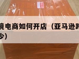亚马逊跨境电商如何开店（亚马逊跨境电商开店费用多少）