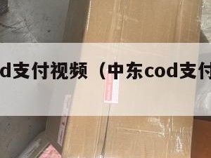 中东cod支付视频（中东cod支付视频在哪看）