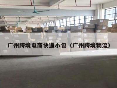 广州跨境电商快递小包（广州跨境物流）