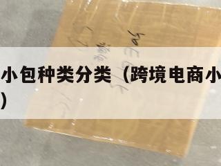 跨境电商小包种类分类（跨境电商小包种类分类有哪些）