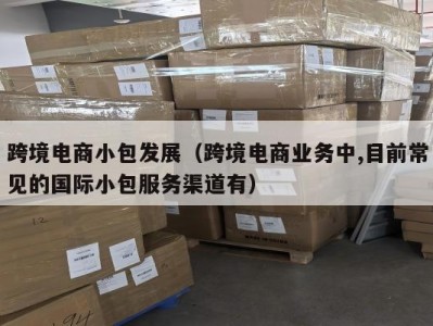 跨境电商小包发展（跨境电商业务中,目前常见的国际小包服务渠道有）